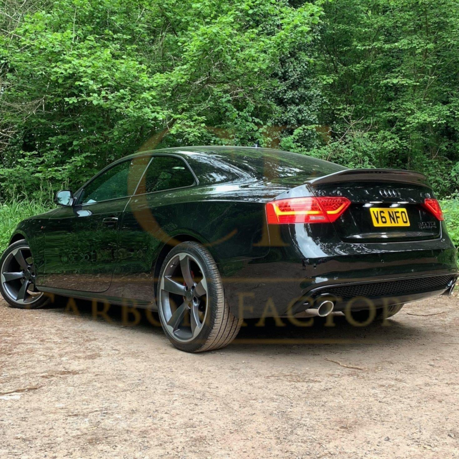 C Style Carbon Fibre Boot Spoiler for Audi B8 B8.5 A5 (Non S Line) 07-16