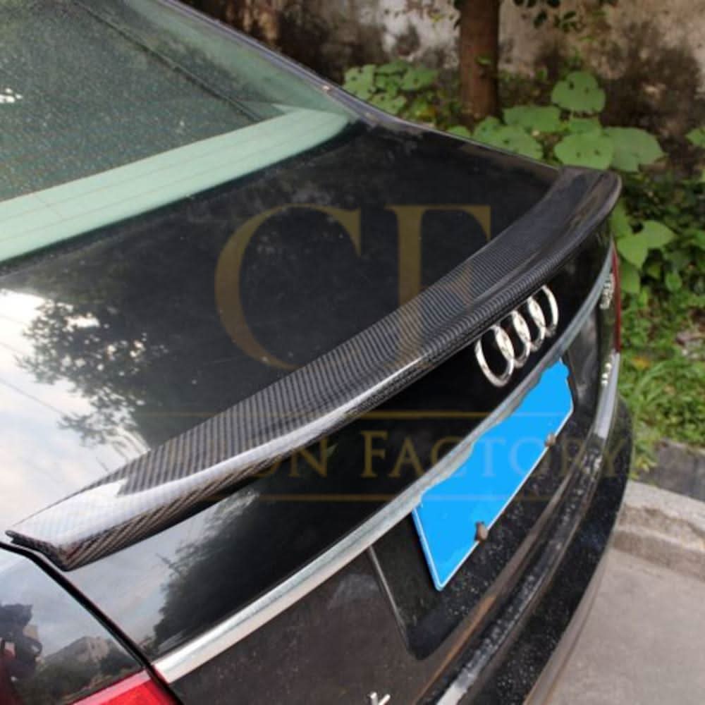 C Style Carbon Fibre Boot Spoiler for Audi C7 A6 12-18