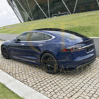 C Style Carbon Fibre Boot Spoiler for Tesla Model S 13-22
