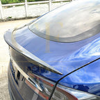 C Style Carbon Fibre Boot Spoiler for Tesla Model S 13-22