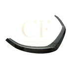C Style Carbon Fibre Front Splitter for Audi A3 Hatchback Non S Line 17-19