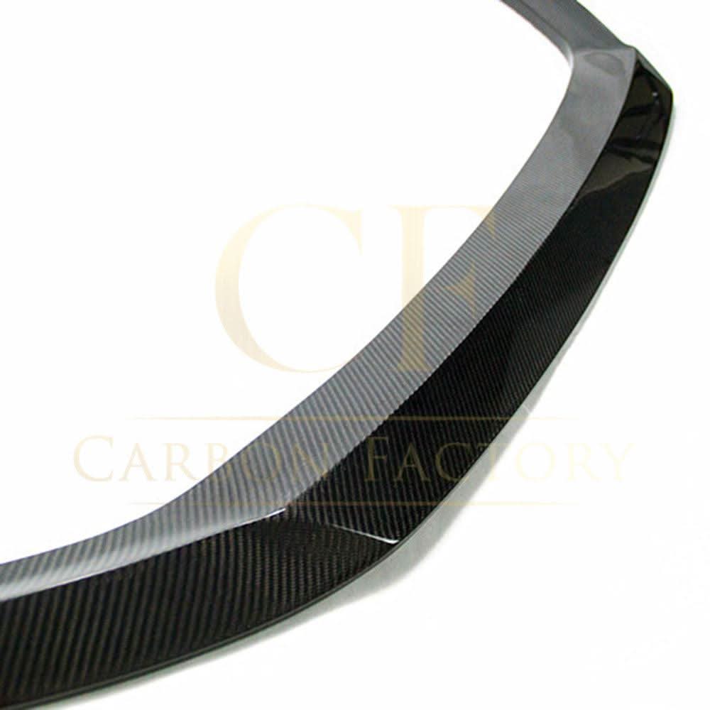 C Style Carbon Fibre Front Splitter for Audi A3 Hatchback Non S Line 17-19