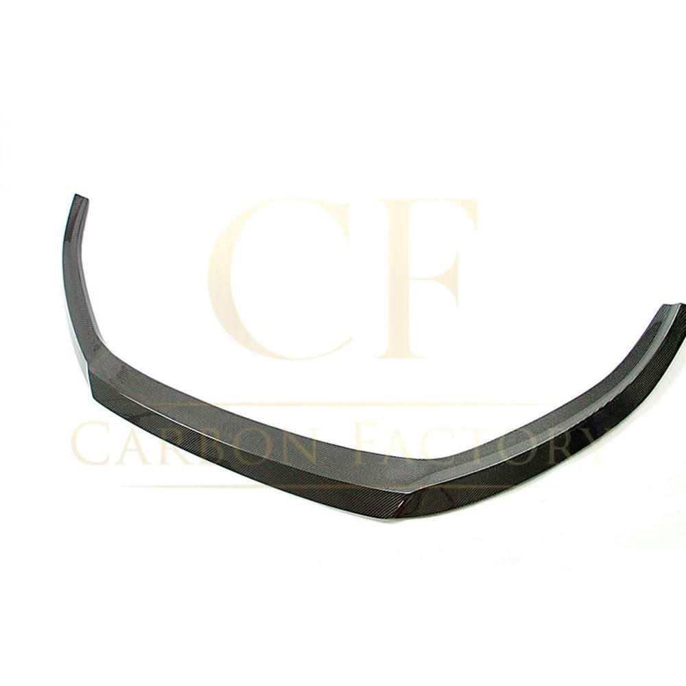 C Style Carbon Fibre Front Splitter for Audi A3 Hatchback Non S Line 17-19