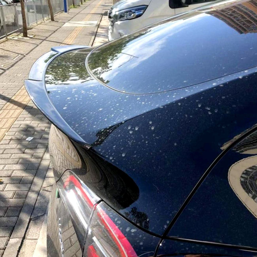 C Style Carbon Fibre Rear Spoiler for Tesla Model Y 19-23