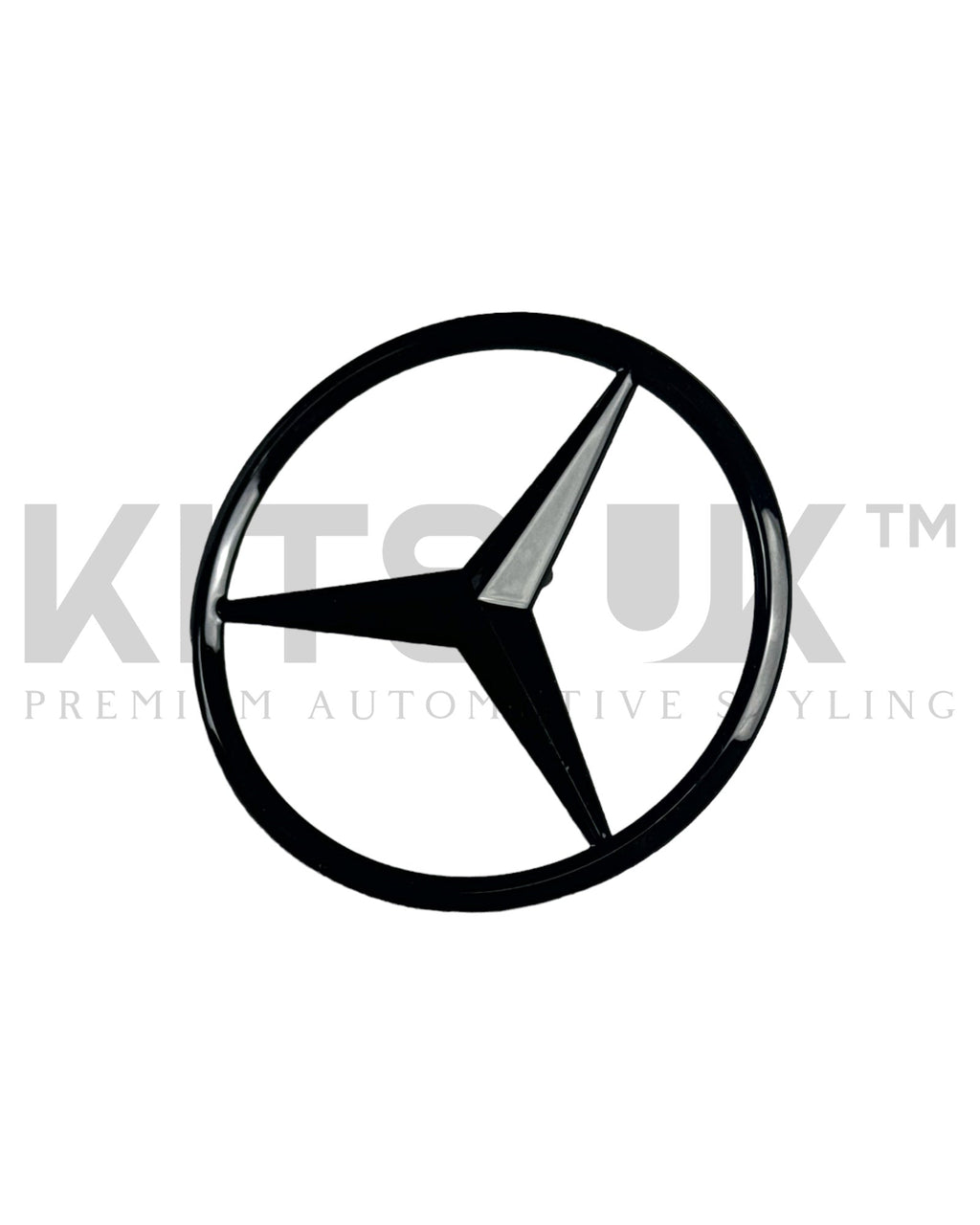 Mercedes C63 C43 Gloss Black Tailgate Star Badge