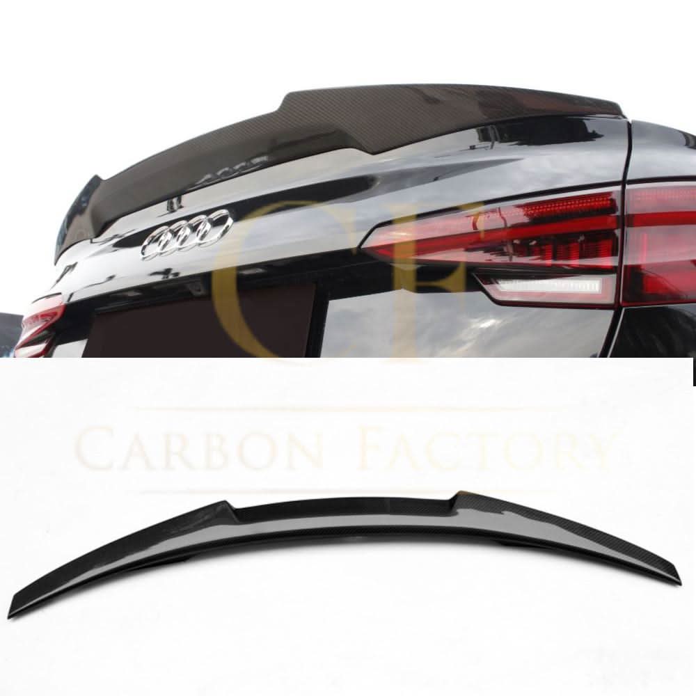CF Style Carbon Fibre Boot Spoiler for Audi A4 S4 B9 16-22