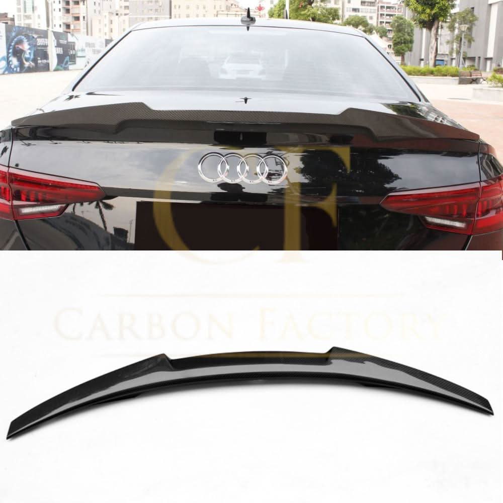 CF Style Carbon Fibre Boot Spoiler for Audi A4 S4 B9 16-22