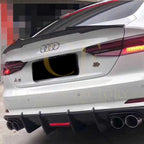 CF Style Carbon Fibre Boot Spoiler for Audi B9 A5 S5 RS5 2 Door 17-24