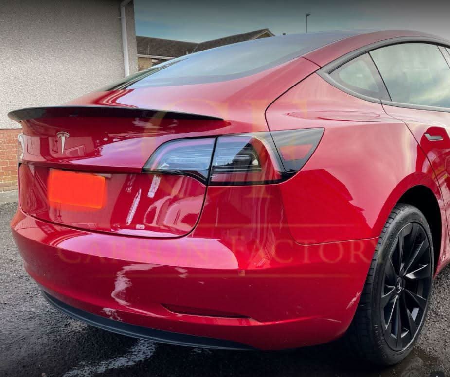 CF Style Carbon Fibre Boot Spoiler for Tesla Model 3 16-23