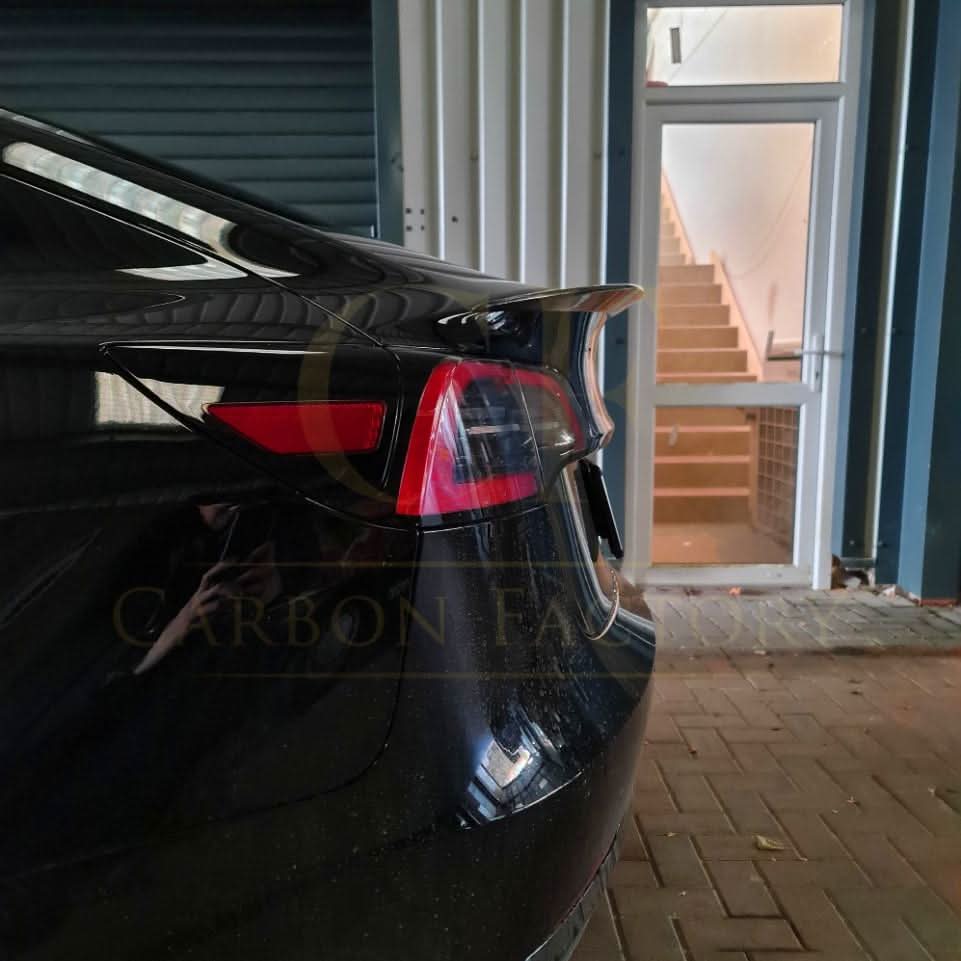 CF Style Carbon Fibre Boot Spoiler for Tesla Model 3 16-23