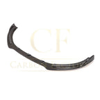CF Style Carbon Fibre Front Splitter for Audi A3 Hatchback S Line & S3 13-15