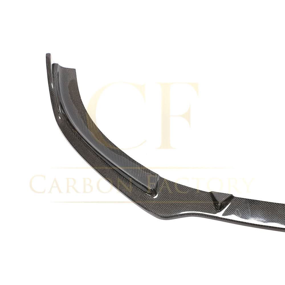 CF Style Carbon Fibre Front Splitter for Audi A3 Hatchback S Line & S3 13-15