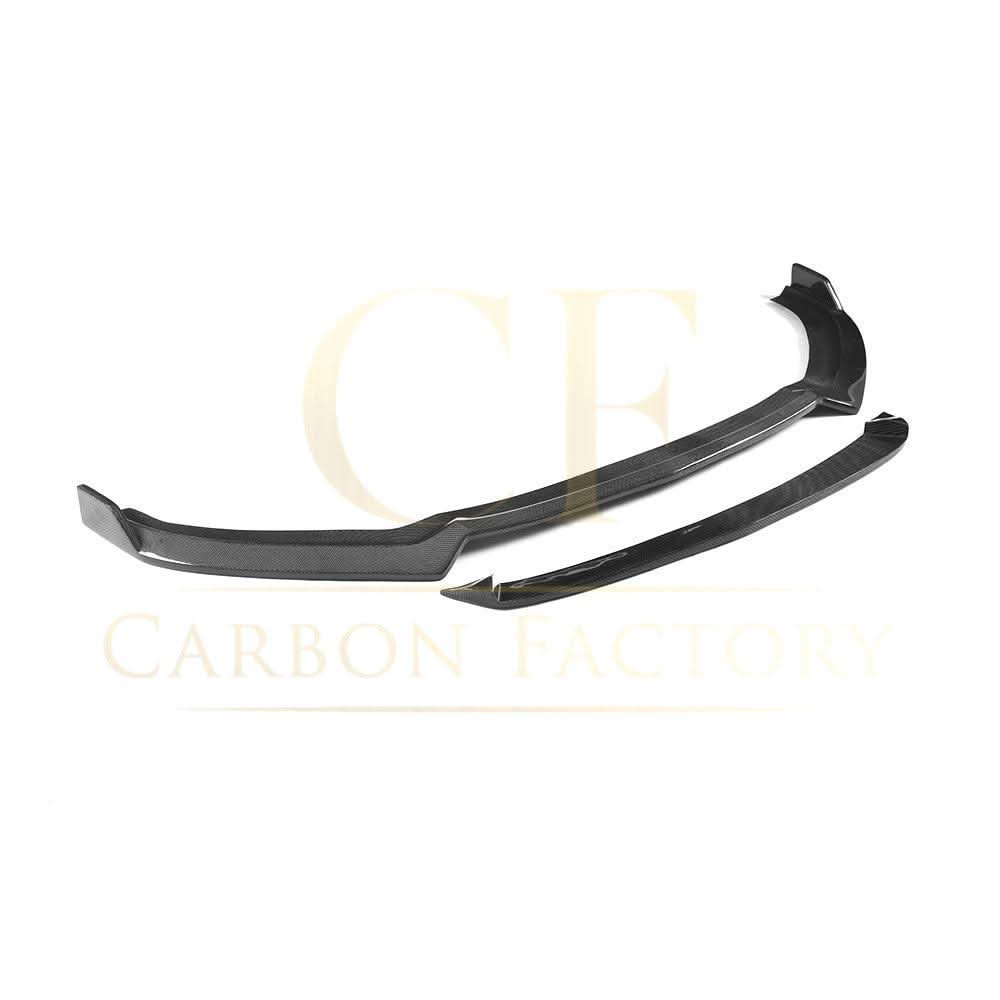 CF Style Carbon Fibre Front Splitter for Audi A3 Saloon S Line & S3 16-19