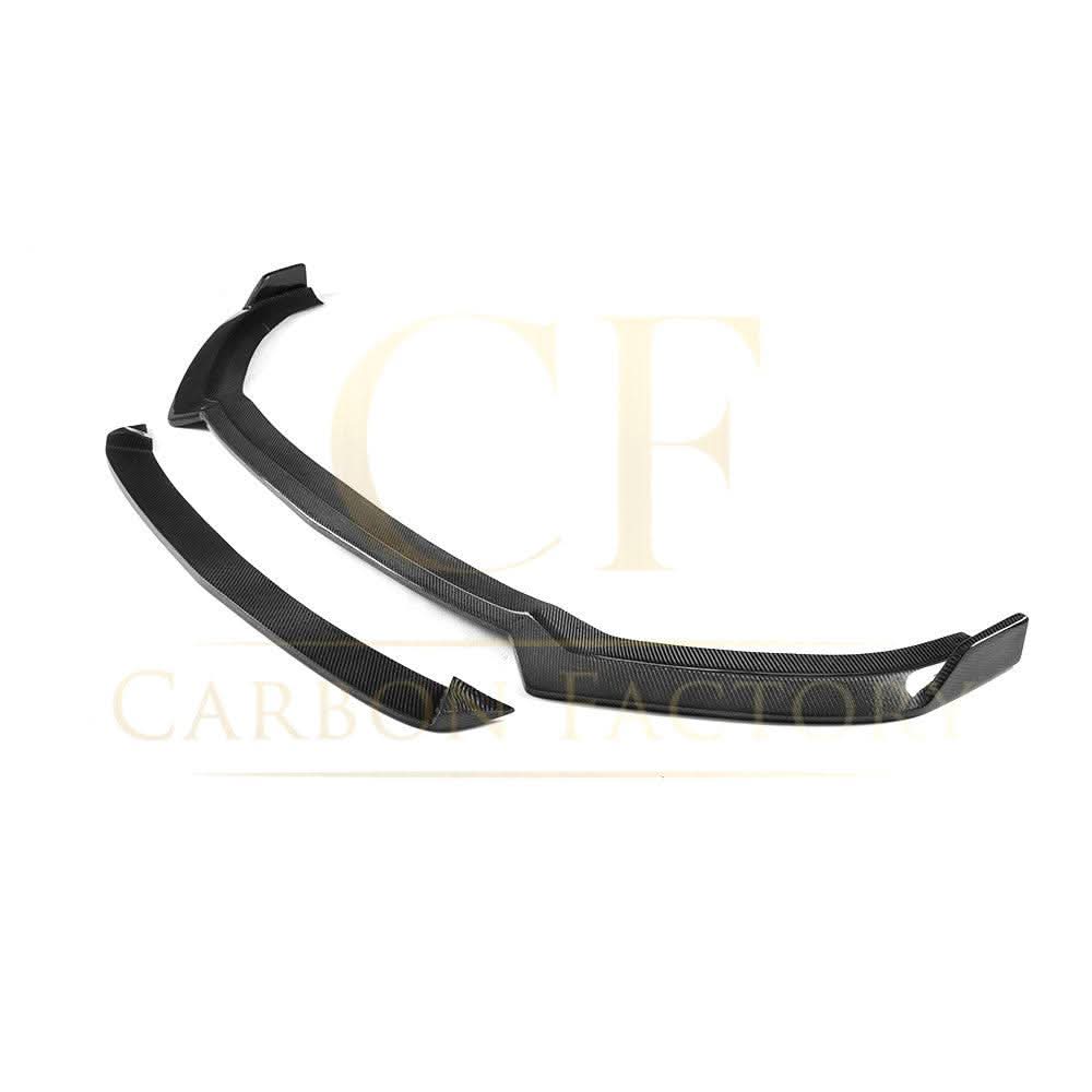 CF Style Carbon Fibre Front Splitter for Audi A3 Saloon S Line & S3 16-19