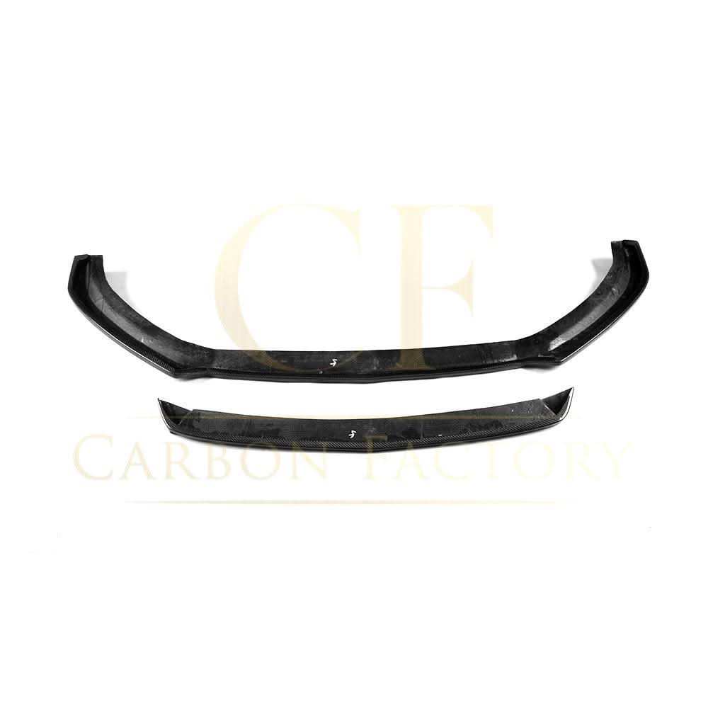 CF Style Carbon Fibre Front Splitter for Audi A3 Saloon S Line & S3 16-19