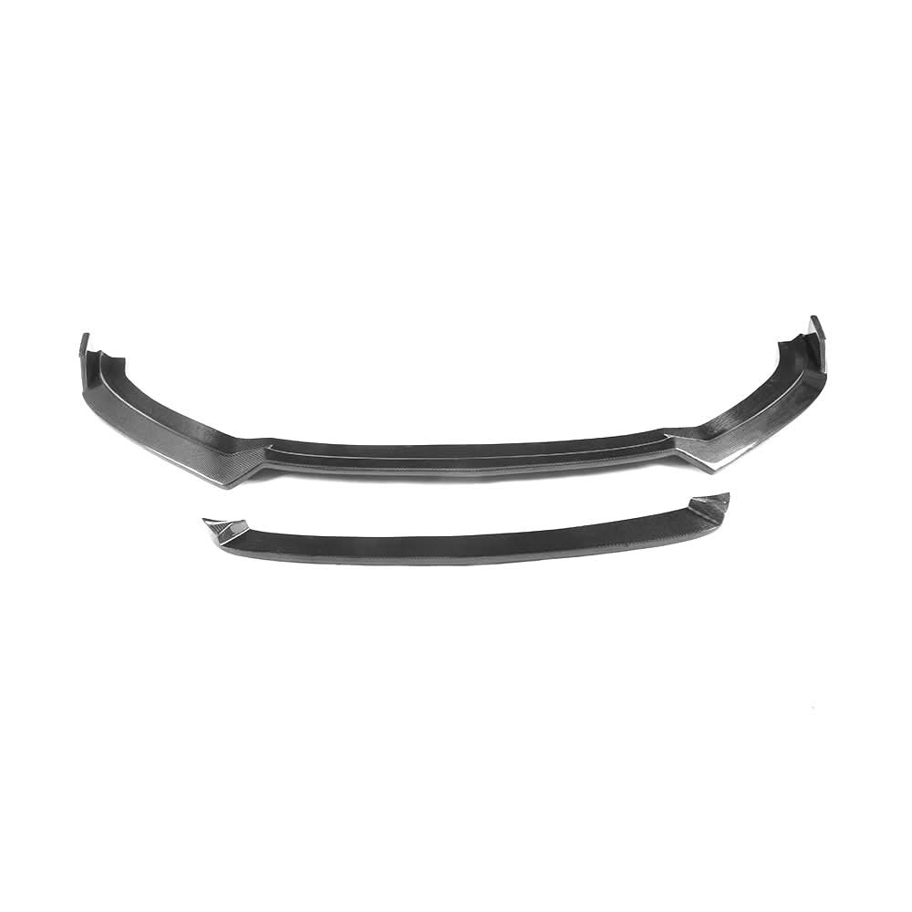 CF Style Carbon Fibre Front Splitter for Audi A3 Saloon S Line & S3 16-19