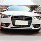 CF Style Carbon Fibre Front Splitter for Audi A4 B8.5 Non S Line 13-15