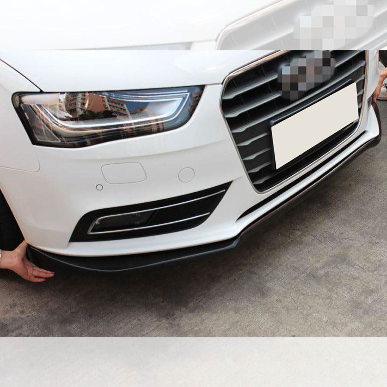 CF Style Carbon Fibre Front Splitter for Audi A4 B8.5 Non S Line 13-15