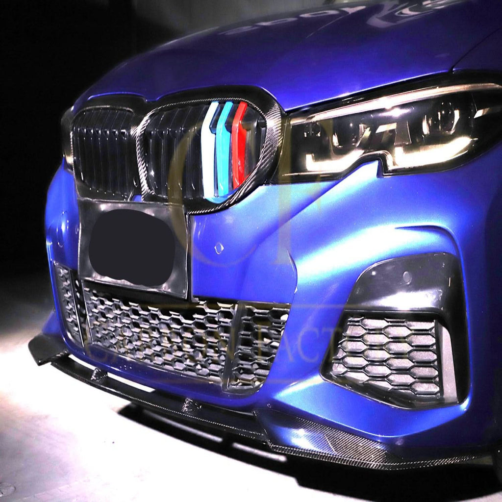 CF Style Carbon Fibre Front Splitter for BMW G20 G21 3 Series Pre-LCI M Sport 19-22