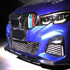 CF Style Carbon Fibre Front Splitter for BMW G20 G21 3 Series Pre-LCI M Sport 19-22