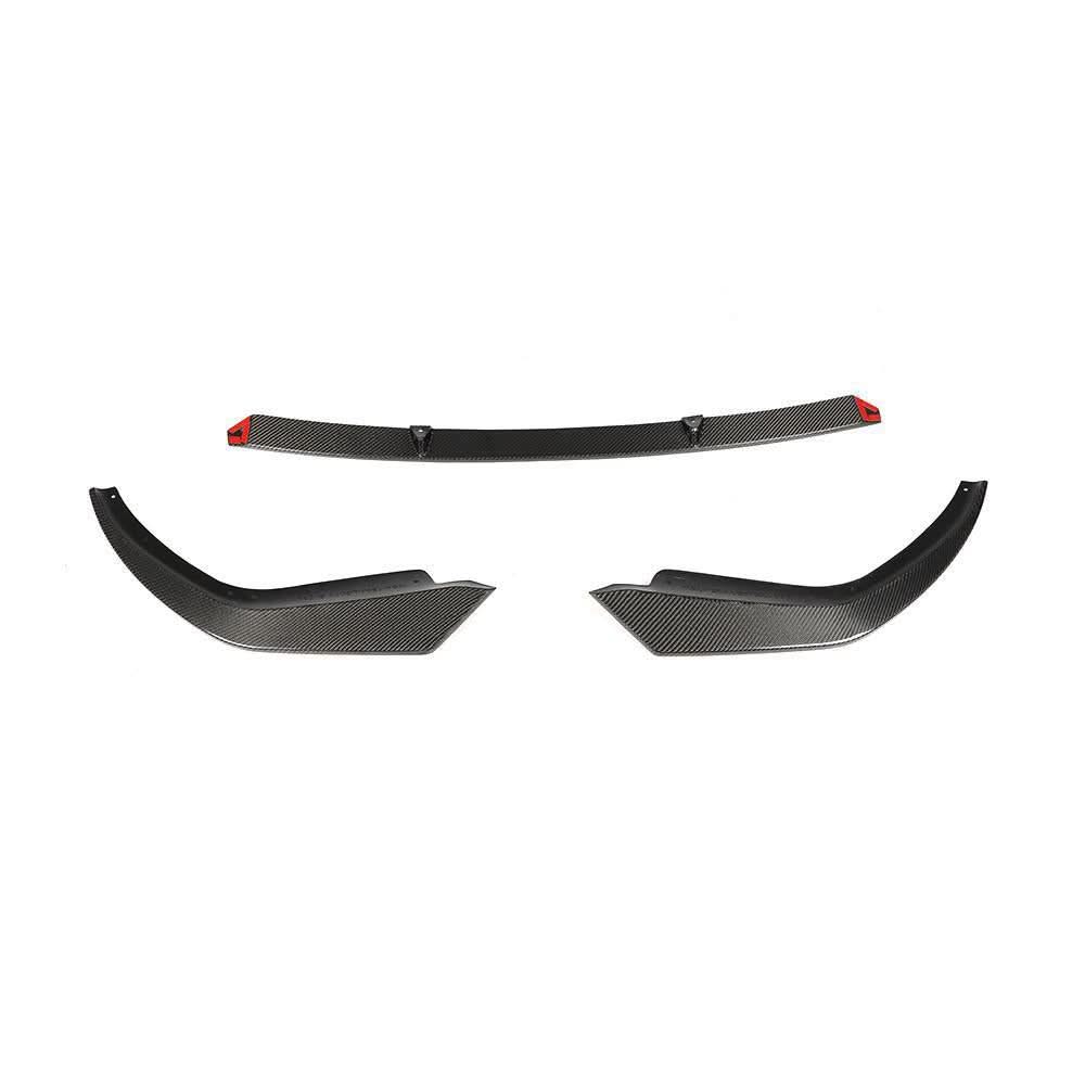 CF Style Carbon Fibre Front Splitter for BMW G20 G21 3 Series Pre-LCI M Sport 19-22