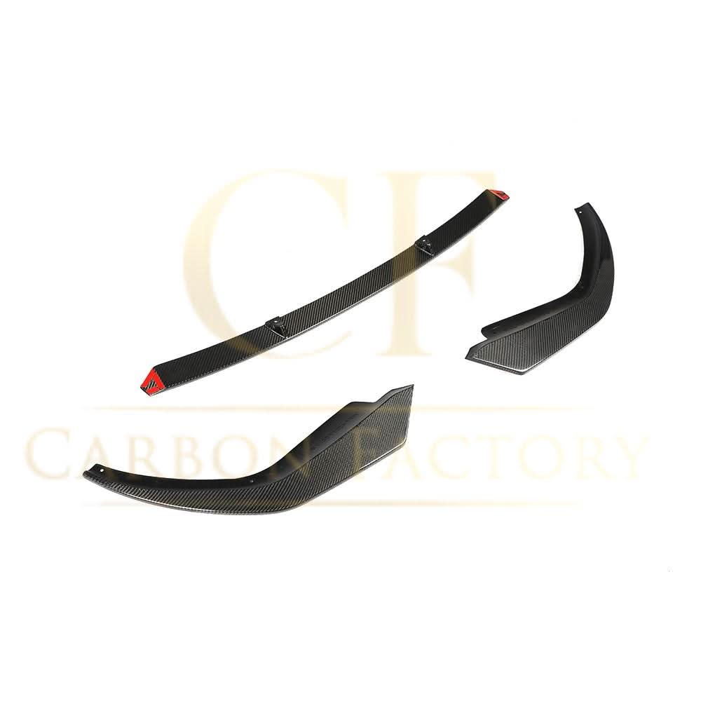 CF Style Carbon Fibre Front Splitter for BMW G20 G21 3 Series Pre-LCI M Sport 19-22