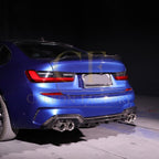 CF Style Carbon Fibre Rear Diffuser for BMW 3 Series G20 G21 Pre-LCI M Sport 19-22