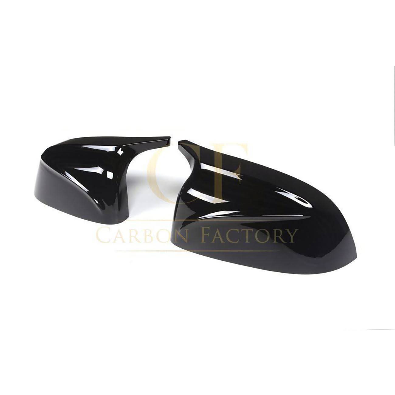 CF Style Gloss Black Replacement Mirror Covers for BMW G01 X3 G02 X4 G05 X5 G06 X6 G07 X7 18-25