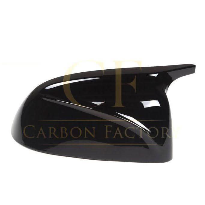 CF Style Gloss Black Replacement Mirror Covers for BMW G01 X3 G02 X4 G05 X5 G06 X6 G07 X7 18-25
