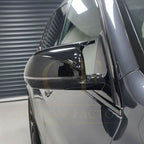 CF Style Gloss Black Replacement Mirror Covers for BMW G01 X3 G02 X4 G05 X5 G06 X6 G07 X7 18-25