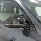 CF Style Gloss Black Replacement Mirror Covers for BMW G01 X3 G02 X4 G05 X5 G06 X6 G07 X7 18-25