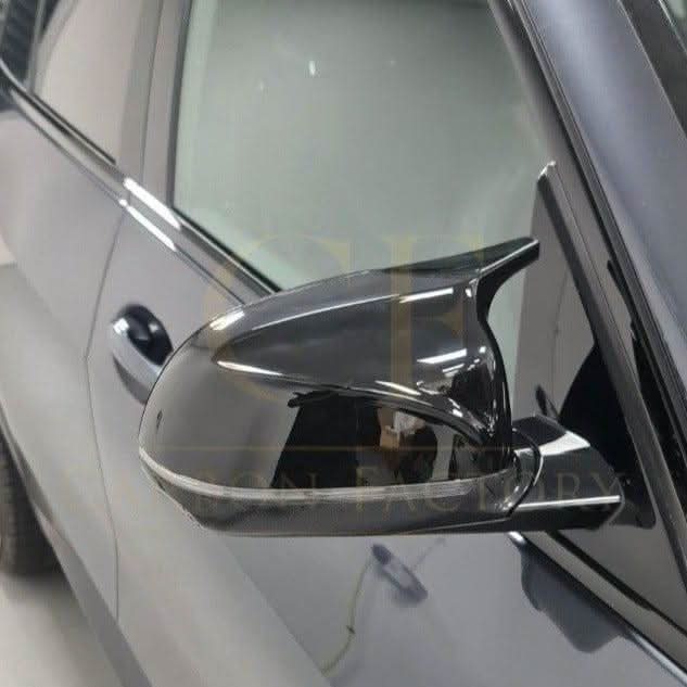 CF Style Gloss Black Replacement Mirror Covers for BMW G01 X3 G02 X4 G05 X5 G06 X6 G07 X7 18-25