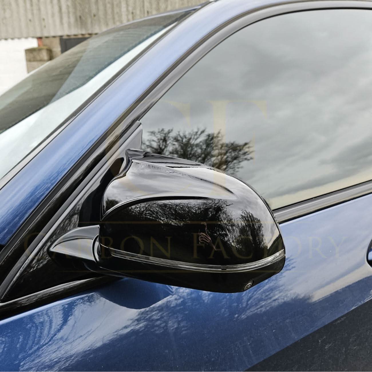 CF Style Gloss Black Replacement Mirror Covers for BMW G01 X3 G02 X4 G05 X5 G06 X6 G07 X7 18-25