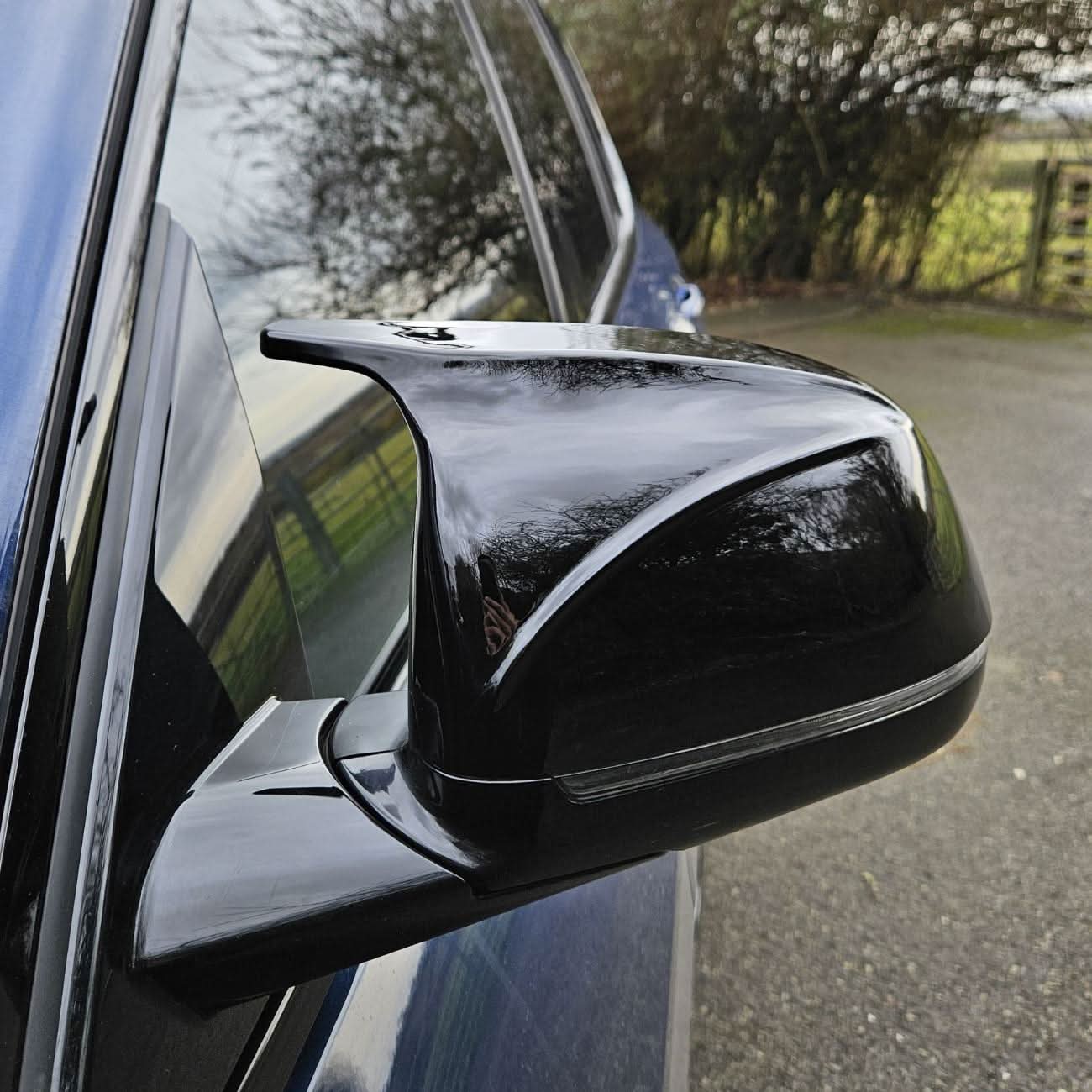 CF Style Gloss Black Replacement Mirror Covers for BMW G01 X3 G02 X4 G05 X5 G06 X6 G07 X7 18-25
