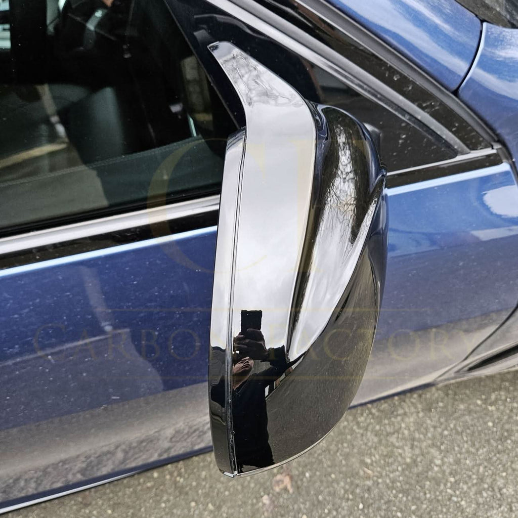 CF Style Gloss Black Replacement Mirror Covers for BMW G01 X3 G02 X4 G05 X5 G06 X6 G07 X7 18-25