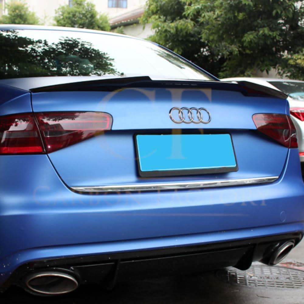 CF Style Pre-Preg Carbon Fibre Boot Spoiler for Audi A4 B8 B8.5 08-15