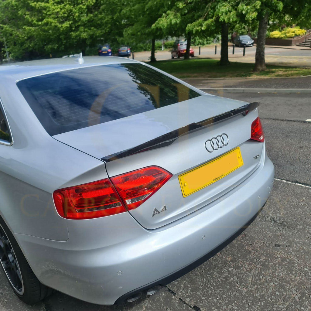 CF Style Pre-Preg Carbon Fibre Boot Spoiler for Audi A4 B8 B8.5 08-15