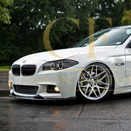 CK Style Carbon Fibre Front Splitter for BMW F10 5 Series 10-17