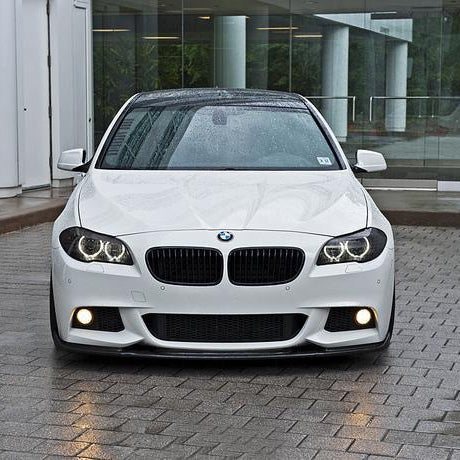 CK Style Carbon Fibre Front Splitter for BMW F10 5 Series 10-17