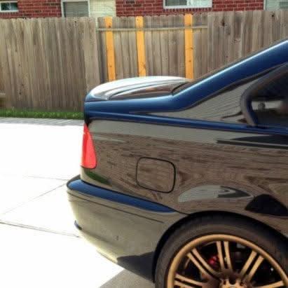 CS Style Carbon Fibre Boot Spoiler for BMW E46 3 Series 96-05