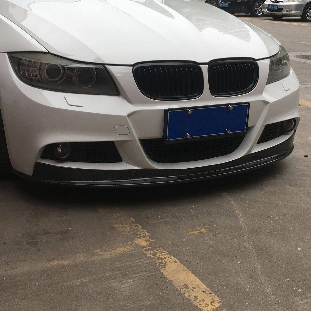CS Style Carbon Fibre Front Splitter for BMW 3 Series E90 LCI 10-13