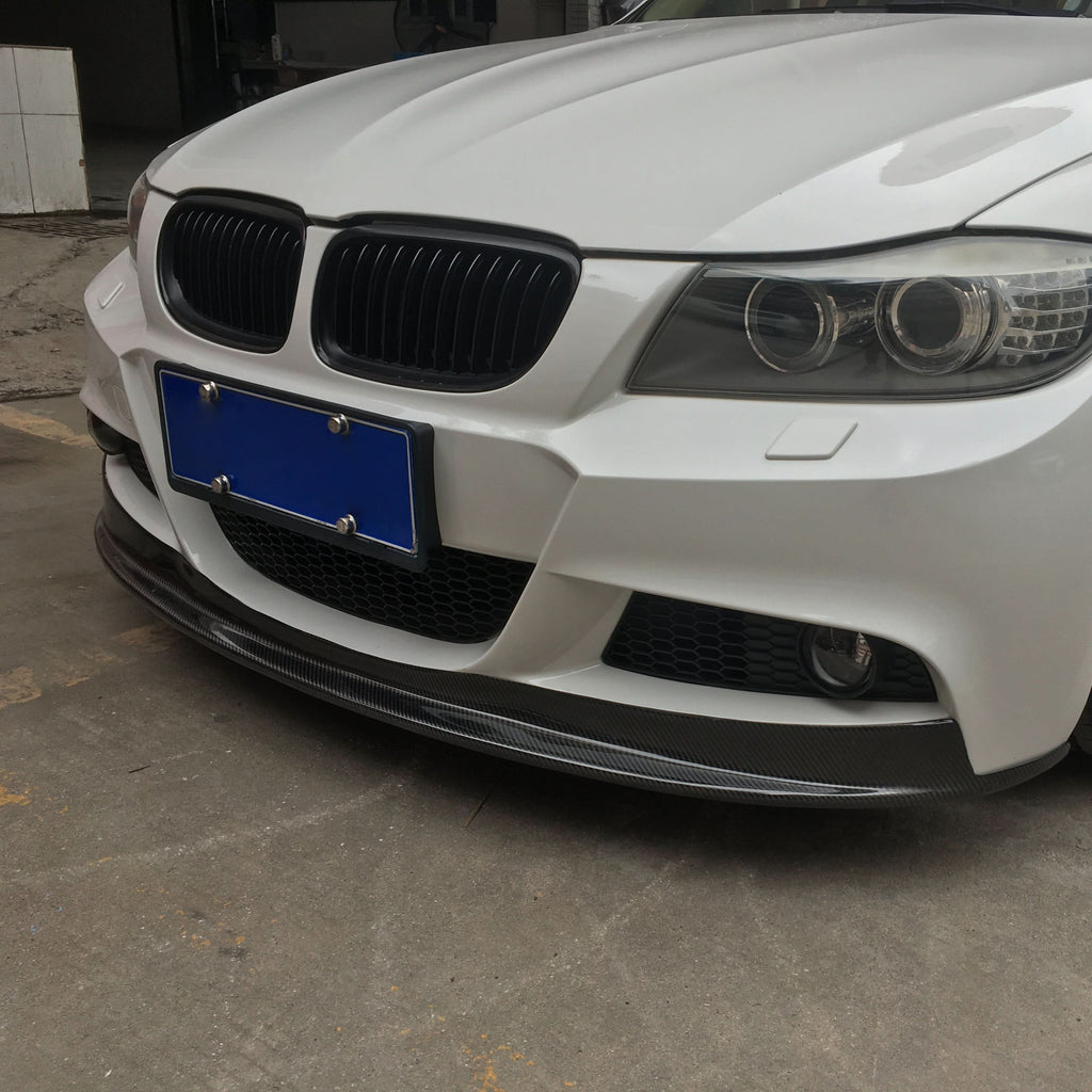CS Style Carbon Fibre Front Splitter for BMW 3 Series E90 LCI 10-13