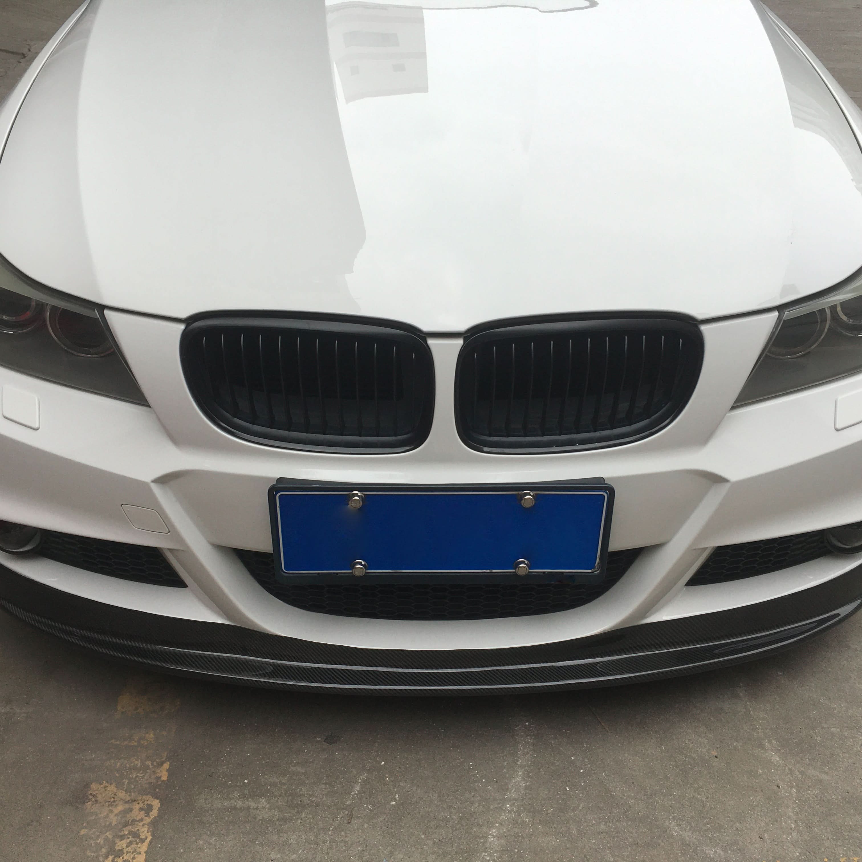 CS Style Carbon Fibre Front Splitter for BMW 3 Series E90 LCI 10-13