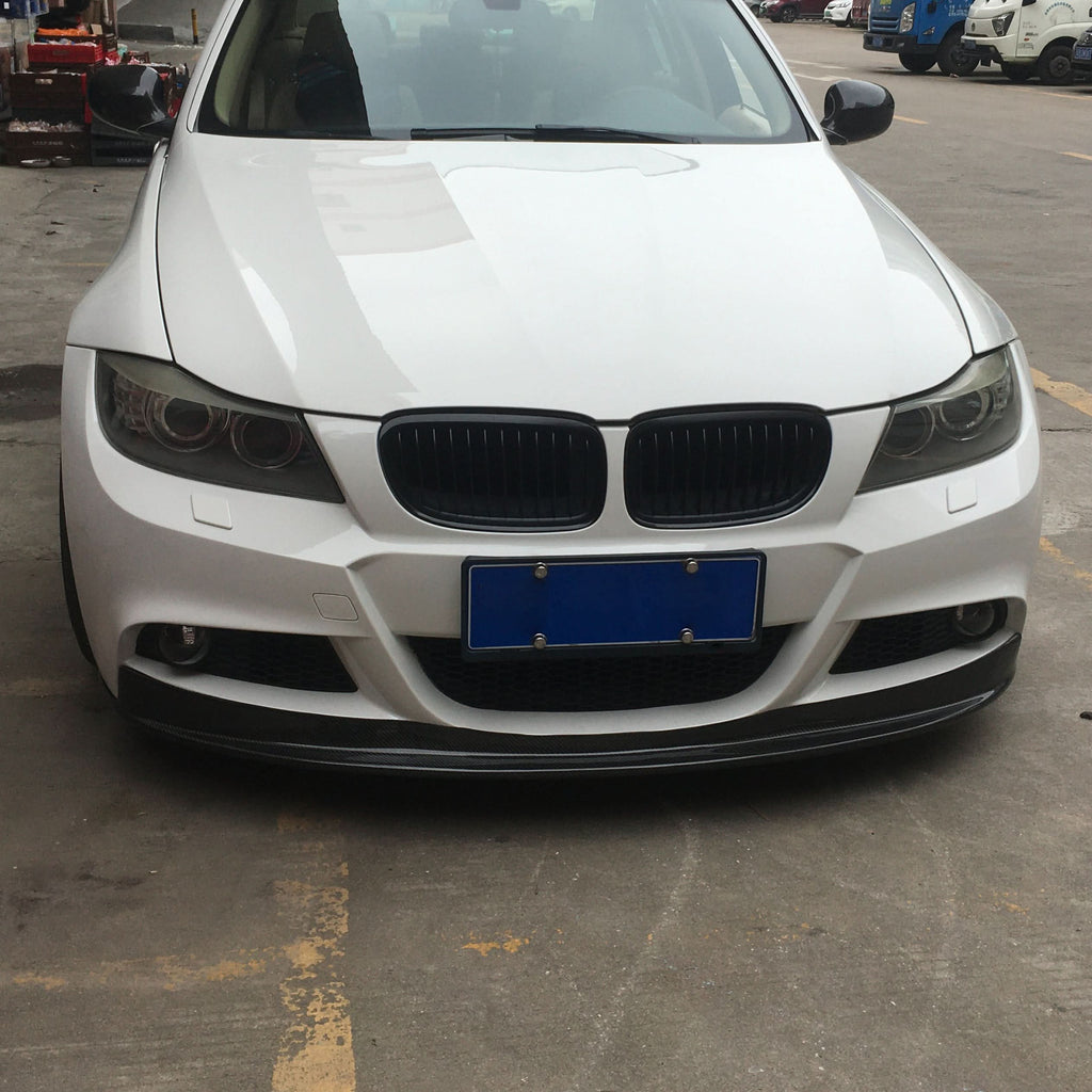 CS Style Carbon Fibre Front Splitter for BMW 3 Series E90 LCI 10-13