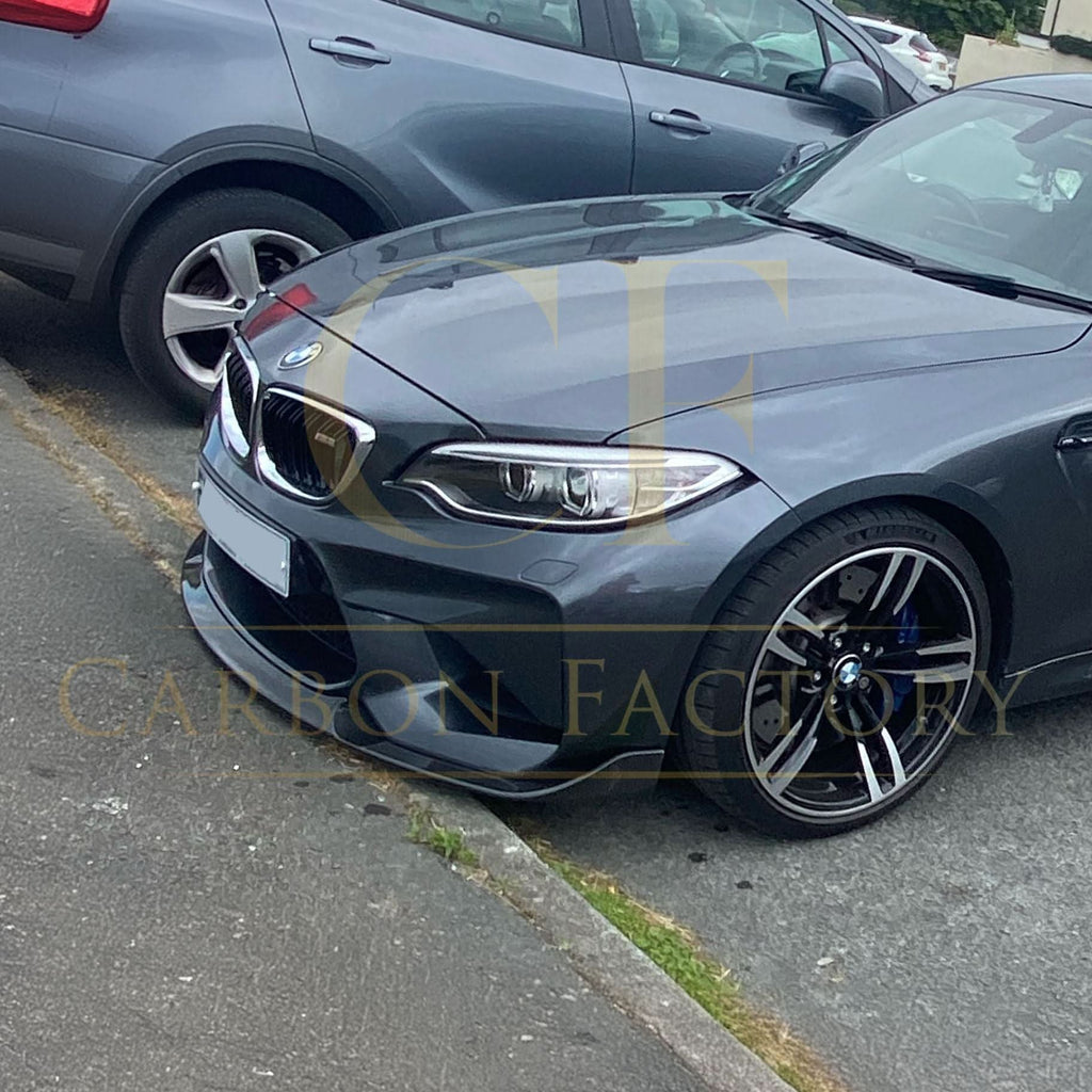 CS Style Carbon Fibre Front Splitter for BMW F87 M2 OG 16-18