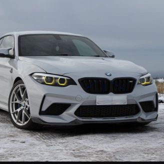 CS Style Carbon Fibre Front Splitter for BMW F87 M2C Competition 16-21