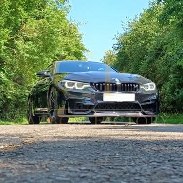 CS Style Gloss Black Front Splitter for BMW F80 M3 F82 F83 M4 14-20