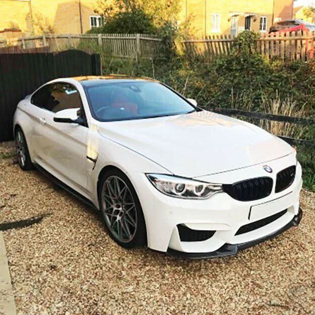 CS Style Gloss Black Front Splitter for BMW F80 M3 F82 F83 M4 14-20
