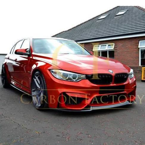 CS Style Gloss Black Front Splitter for BMW F80 M3 F82 F83 M4 14-20