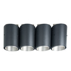 BMW G90 M5 & G99 M5 TOURING 2024+ CARBON FIBRE SLASH CUT EXHAUST TIPS - CHROME